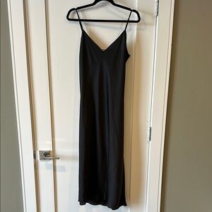 Wilfred Black Slip Dress